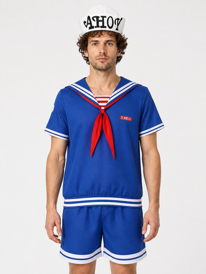 Children’s Sailor Costume with Shorts and Cap product detail 3