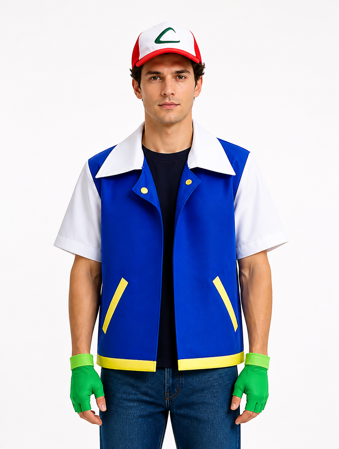 Anime Character Costume with Jacket, Cap, and Gloves Costume Headwear detail 3