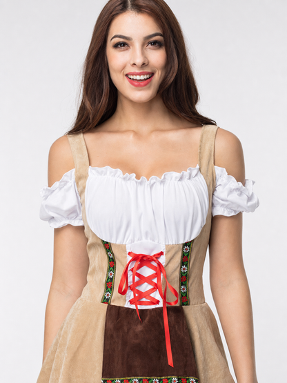 Historical Bavarian Costume with Apron