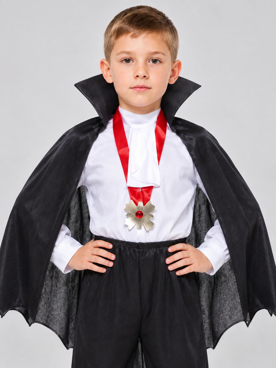 Children’s Vampire Costume with Medallion product detail 2