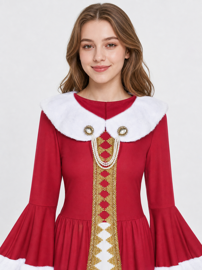 Carnival Costume with Crown and Arm Guards