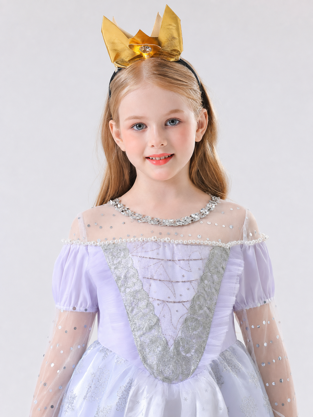 Alice “White Queen” Cosplay Costume, Dress