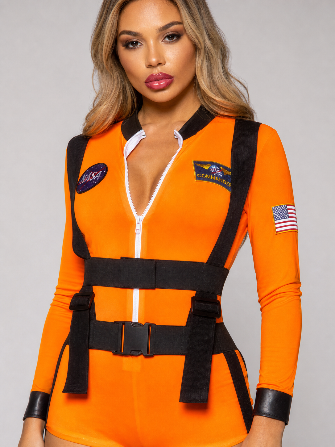 Astronaut Romper with Straps and Patches