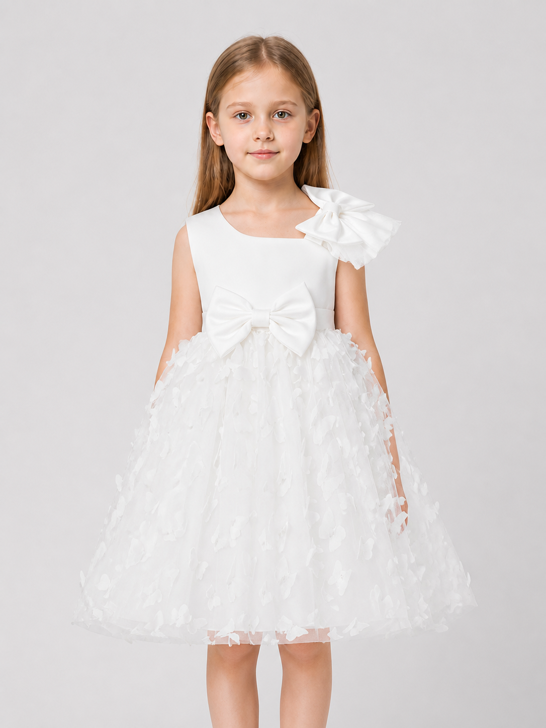 Full Princess Dress with Tulle Bows Costume Dresses detail 3