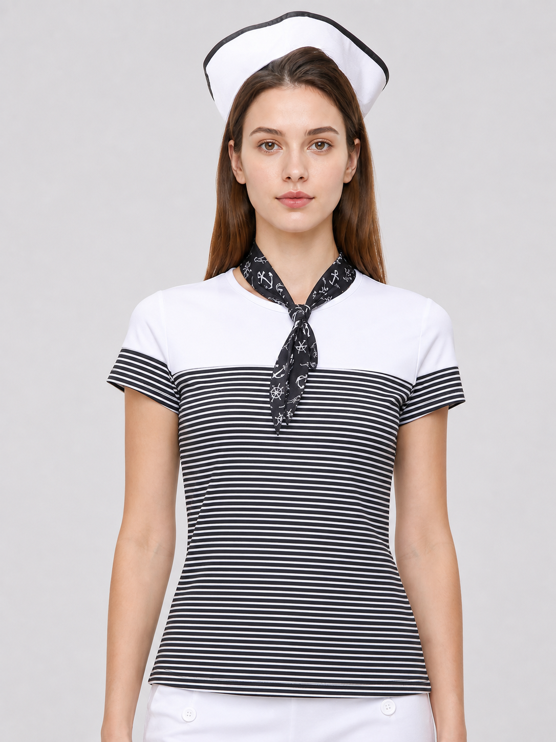 Stage costume in a nautical style with shorts Costumes detail 2