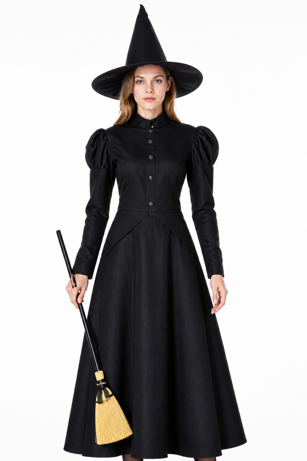 Witch Costume: Dress and Pointed Hat Costume Dresses detail 3