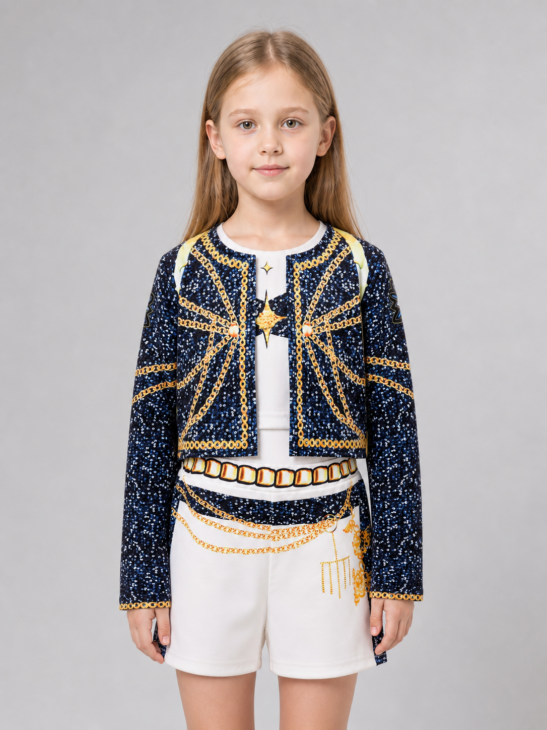K-POP Cosplay Costume, 3 Pieces, Stage Performance