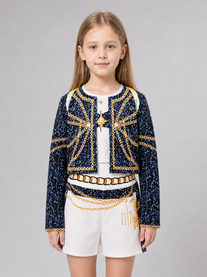 K-POP Cosplay Costume, 3 Pieces, Stage Performance