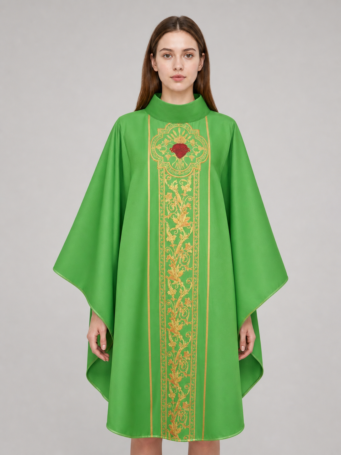 Cosplay Robe Costume with Gold Accents