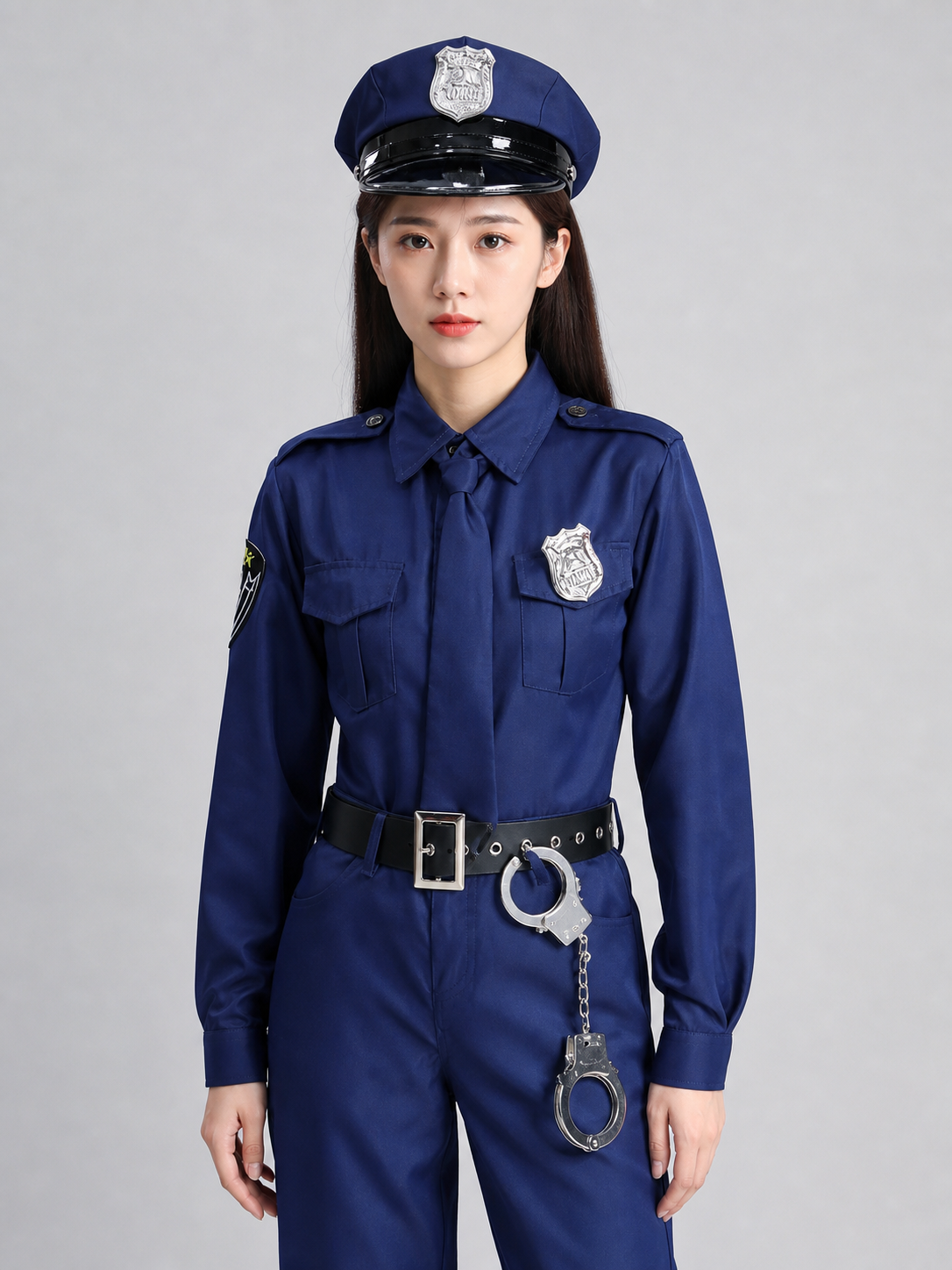 Children's Police Officer Costume for Performances and Cosplay Costumes detail 3