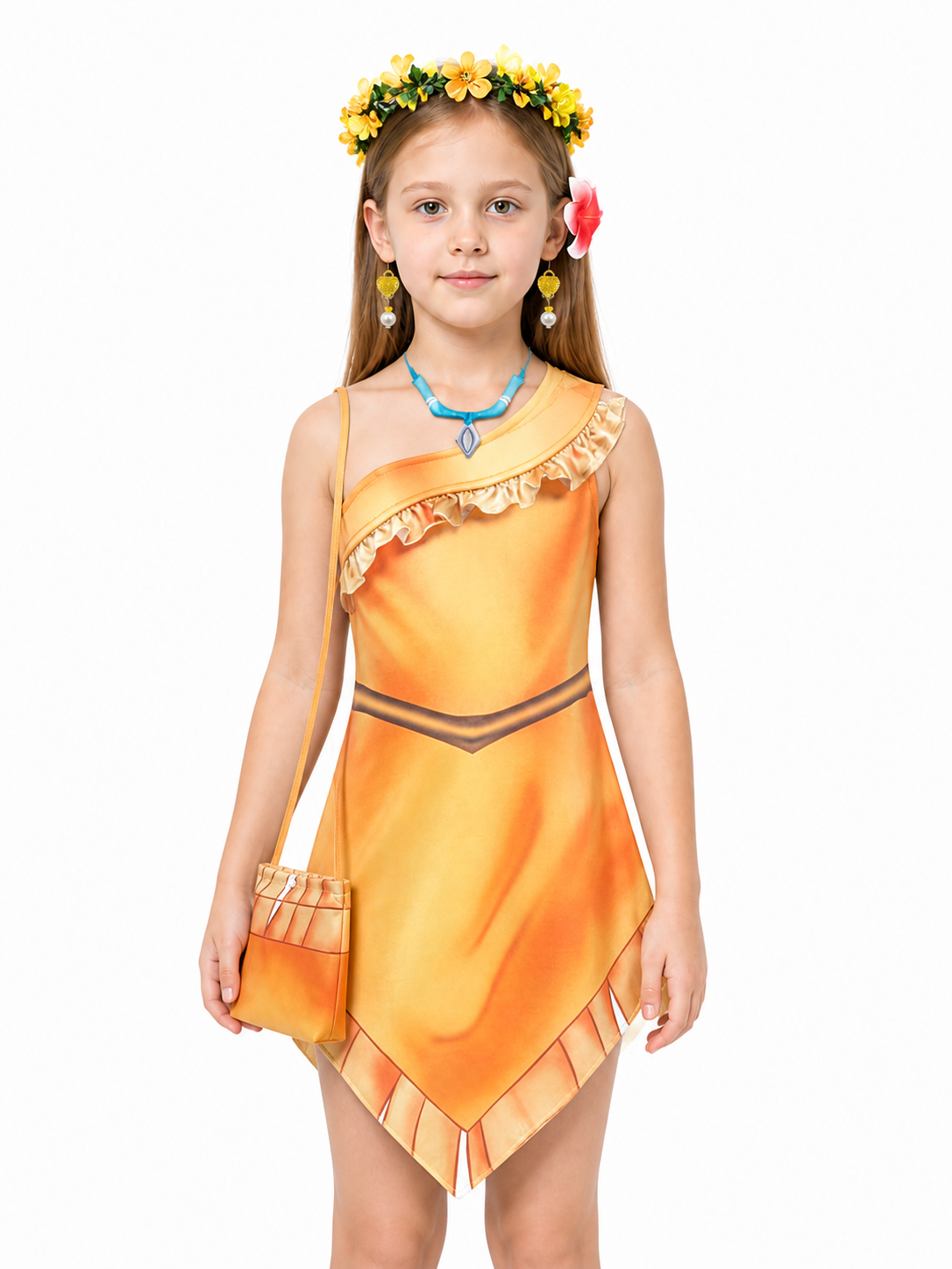 Pocahontas Native American Princess Costume with Accessories Costume Accessories detail 3