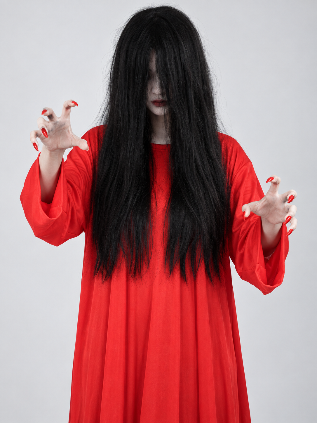 Red Long Halloween Carnival Costume