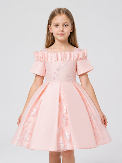 Full Princess Party Dress, Pink, Ages 4–7 product detail 3
