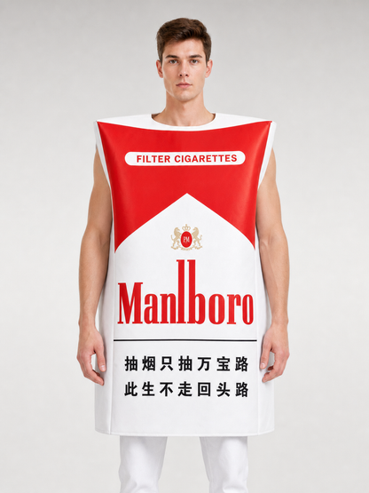 Cigarette Pack Costume for Halloween and Parties