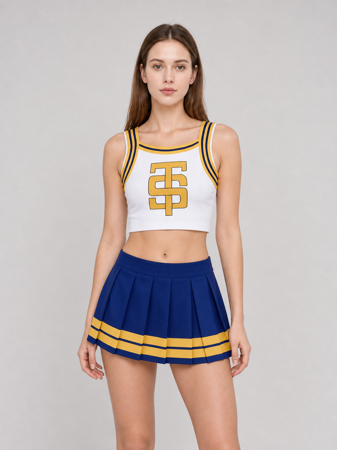 Taylor Swift Cheerleader Cosplay Costume with Bow
