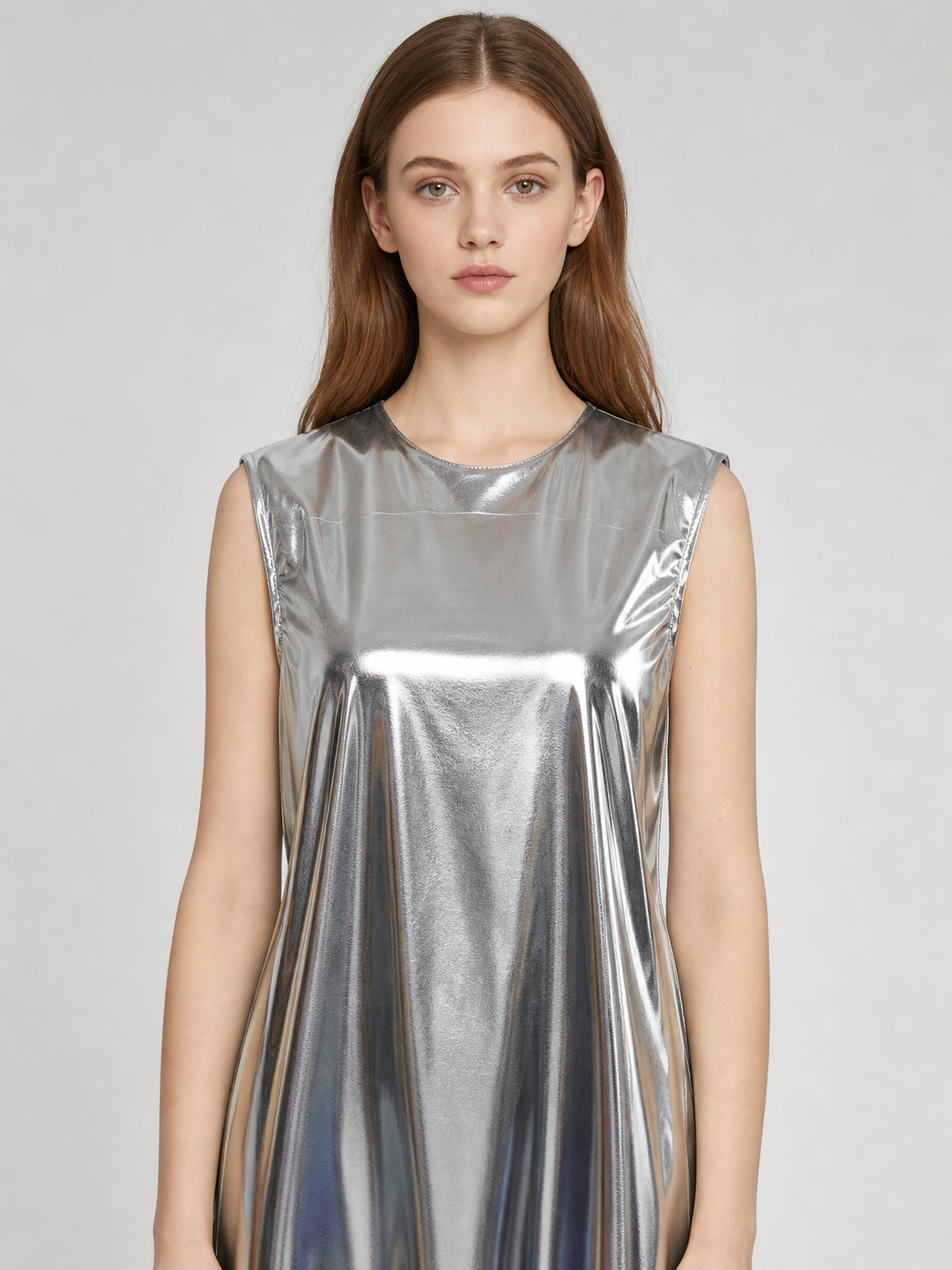 Silver Lace-Up Costume Dress for Cosplay