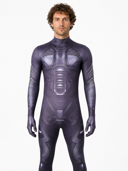 Dune Cosplay Jumpsuit with a High Collar Costumes detail 3