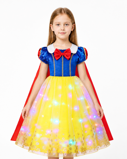 Princess Costume with LED Lights, Cape, and Bow Costume Capes detail 3