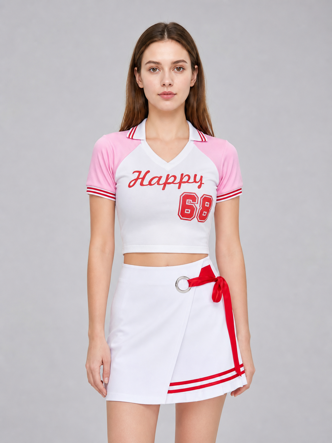 Cheerleading Outfit: Top and Short Skirt
