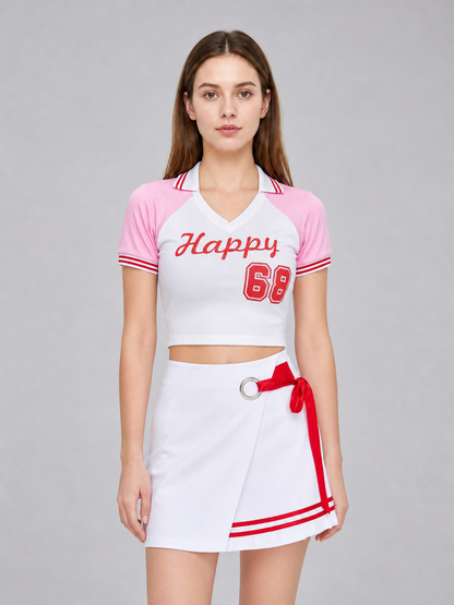 Cheerleading Outfit: Top and Short Skirt