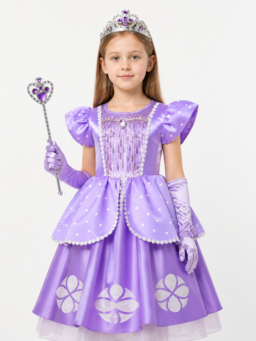 Purple Princess Carnival Costume for Halloween