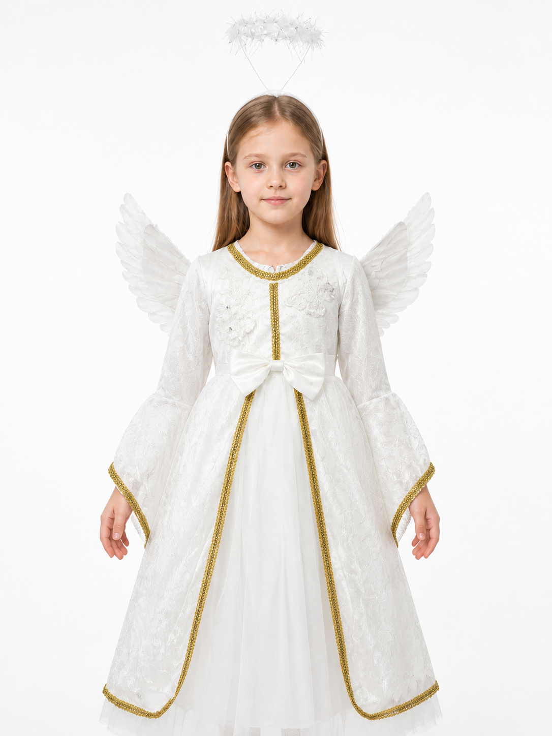 Angel Costume Dress with Wings and Halo Costume Dresses detail 2