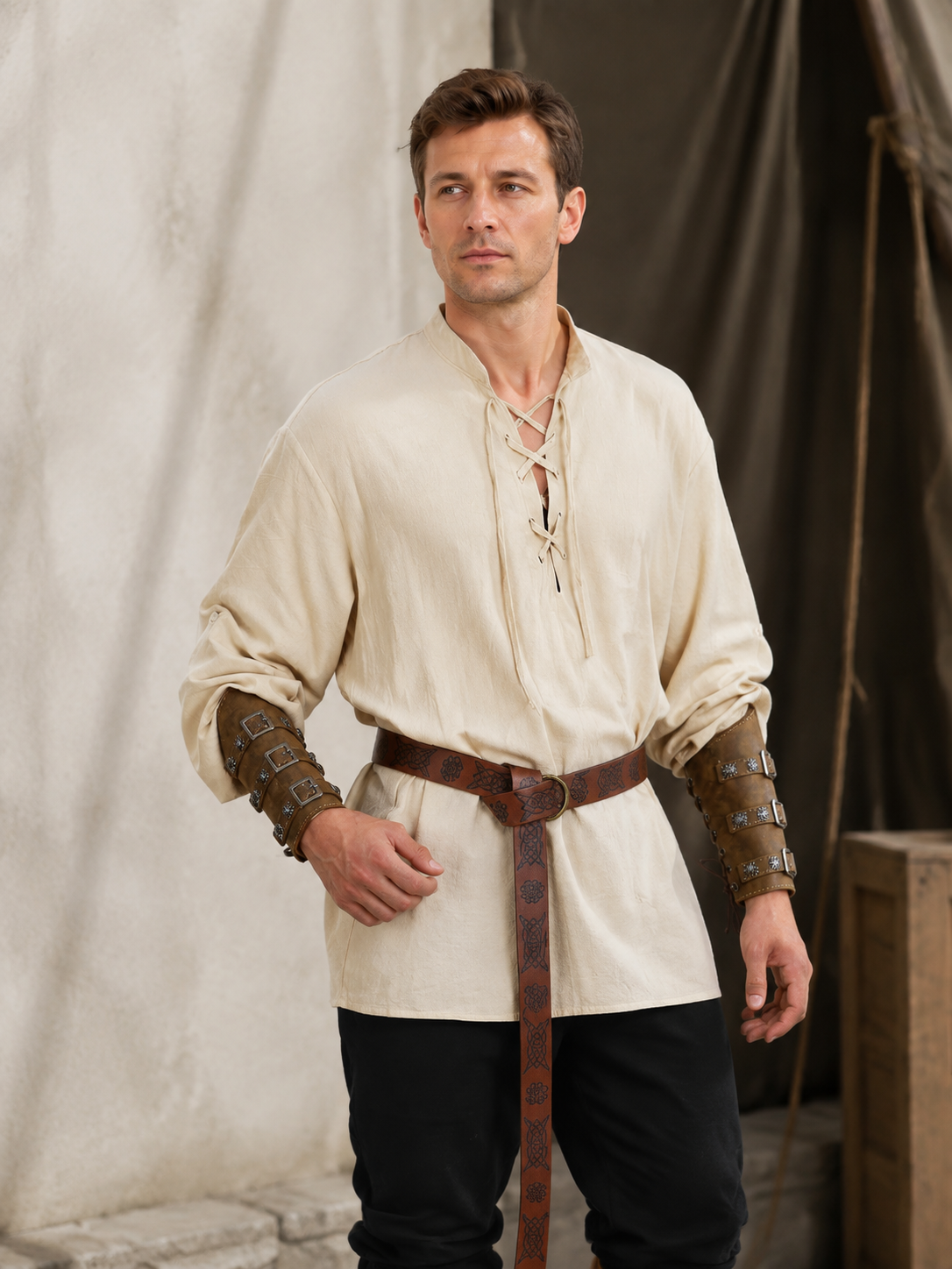 Medieval Viking Costume for Halloween Cosplay Costumes detail 2