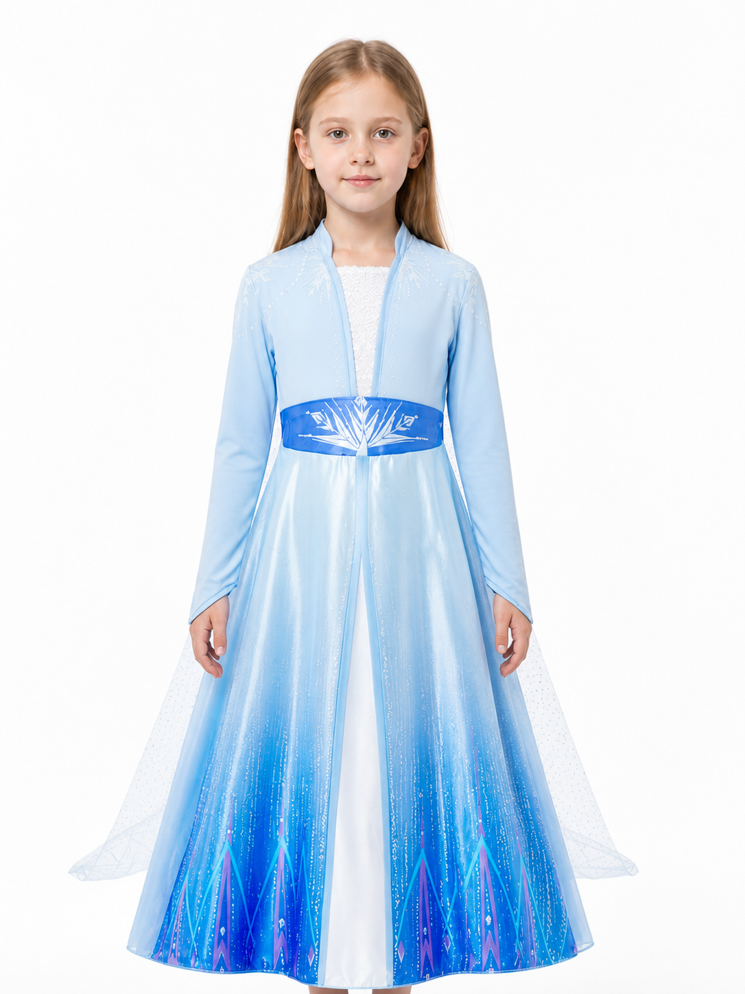 Children's Blue Long-Sleeve Dress Costume Costume Dresses detail 3