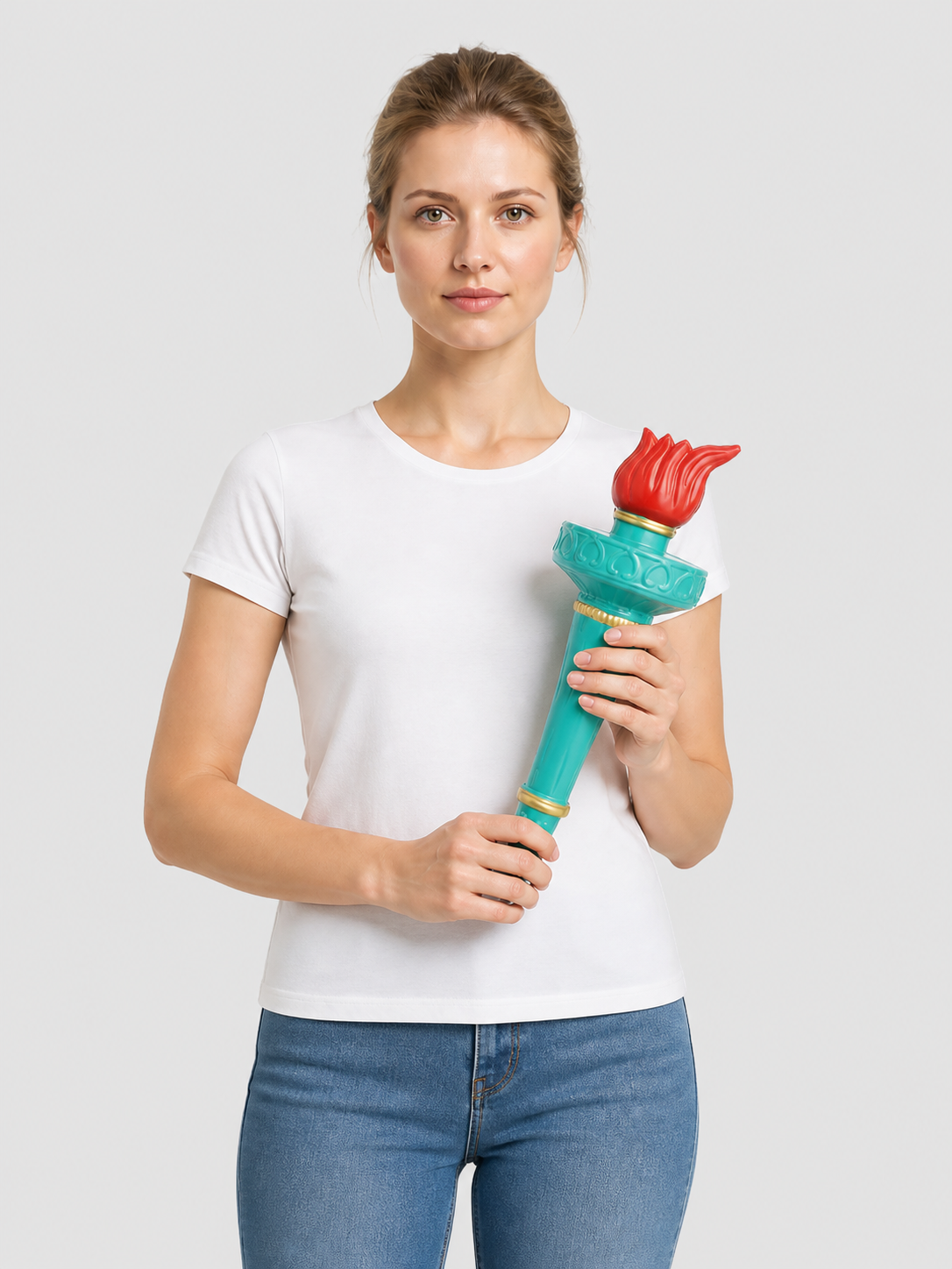 Decorative Torch Prop for Cosplay and Carnival Costume Accessories detail 3