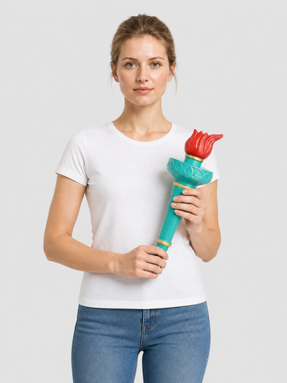 Decorative Torch Prop for Cosplay and Carnival Costume Accessories detail 3