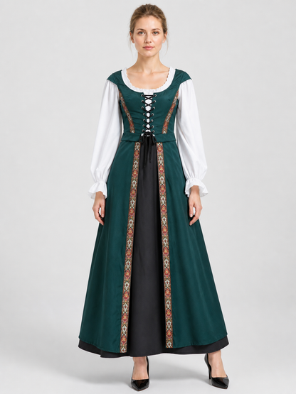 Medieval Halloween Costume with Ethnic Pattern Costumes detail 3