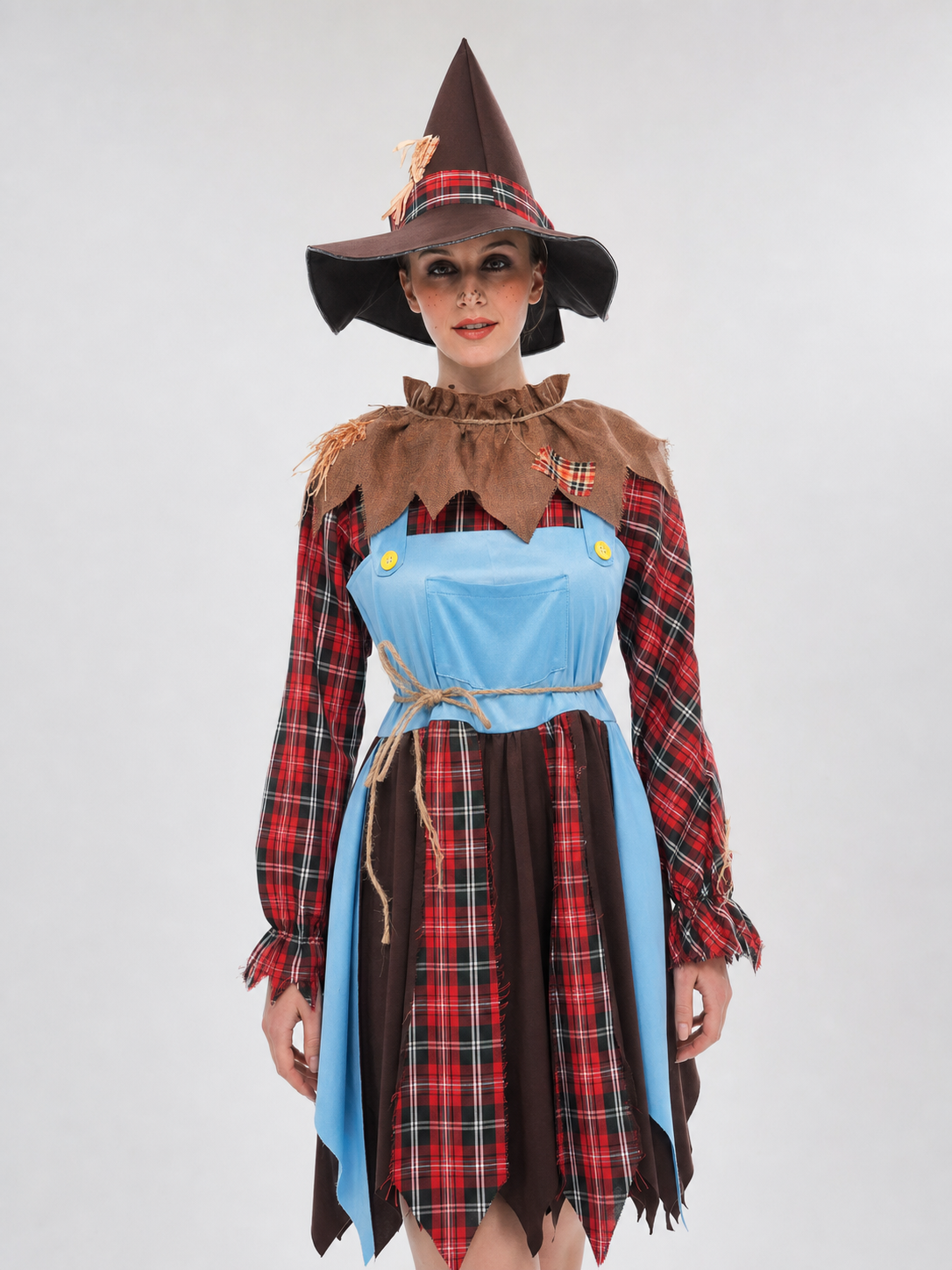 Scarecrow Costume: Dress and Hat Costume Dresses detail 3