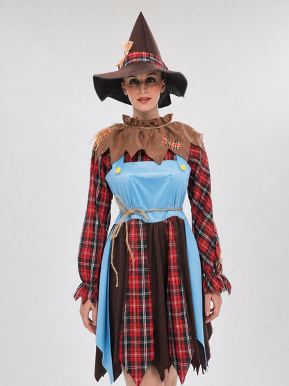 Scarecrow Costume: Dress and Hat Costume Dresses detail 3