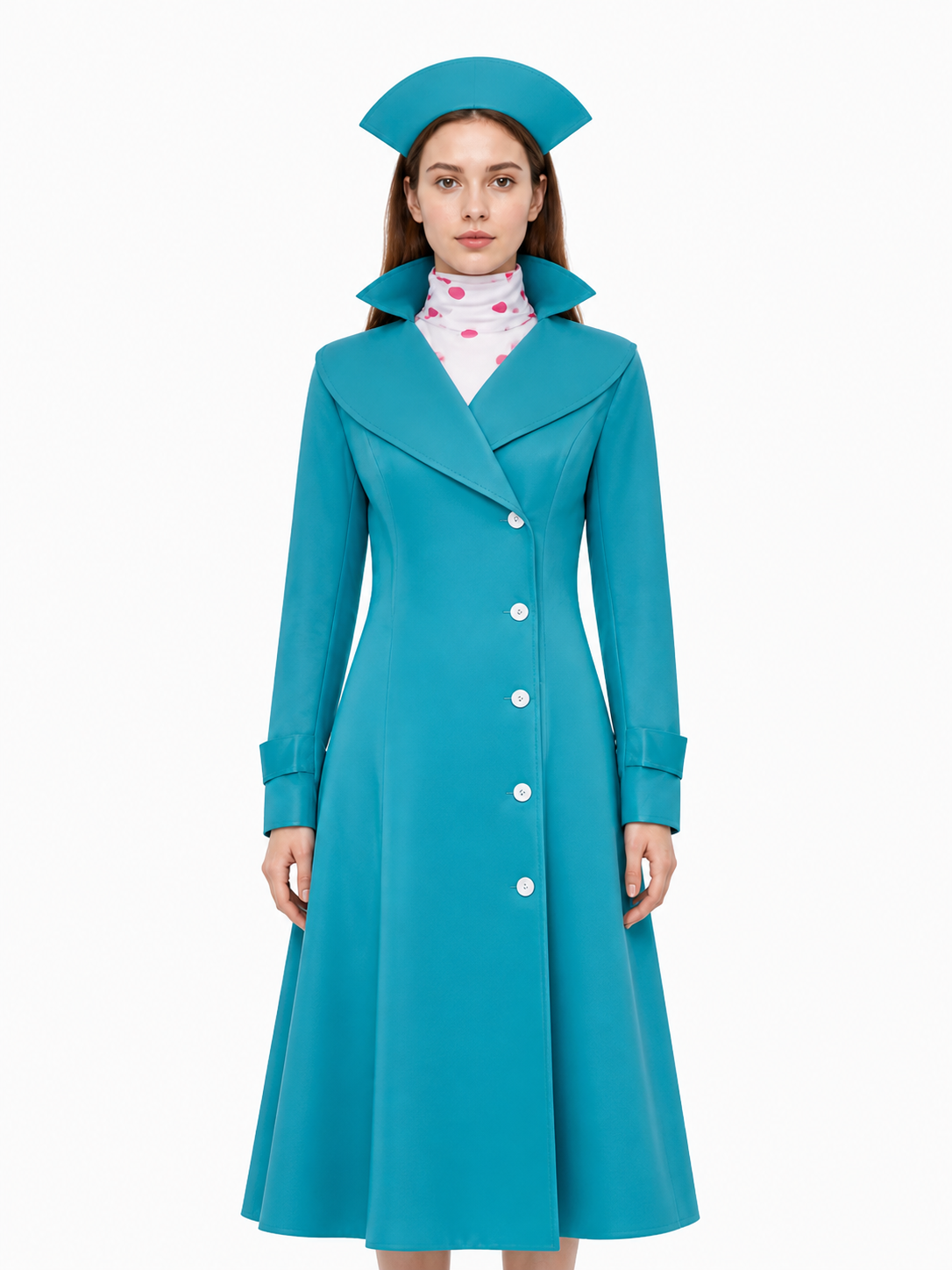 Long Coat with a Wide Lapel for Cosplay Costumes detail 3