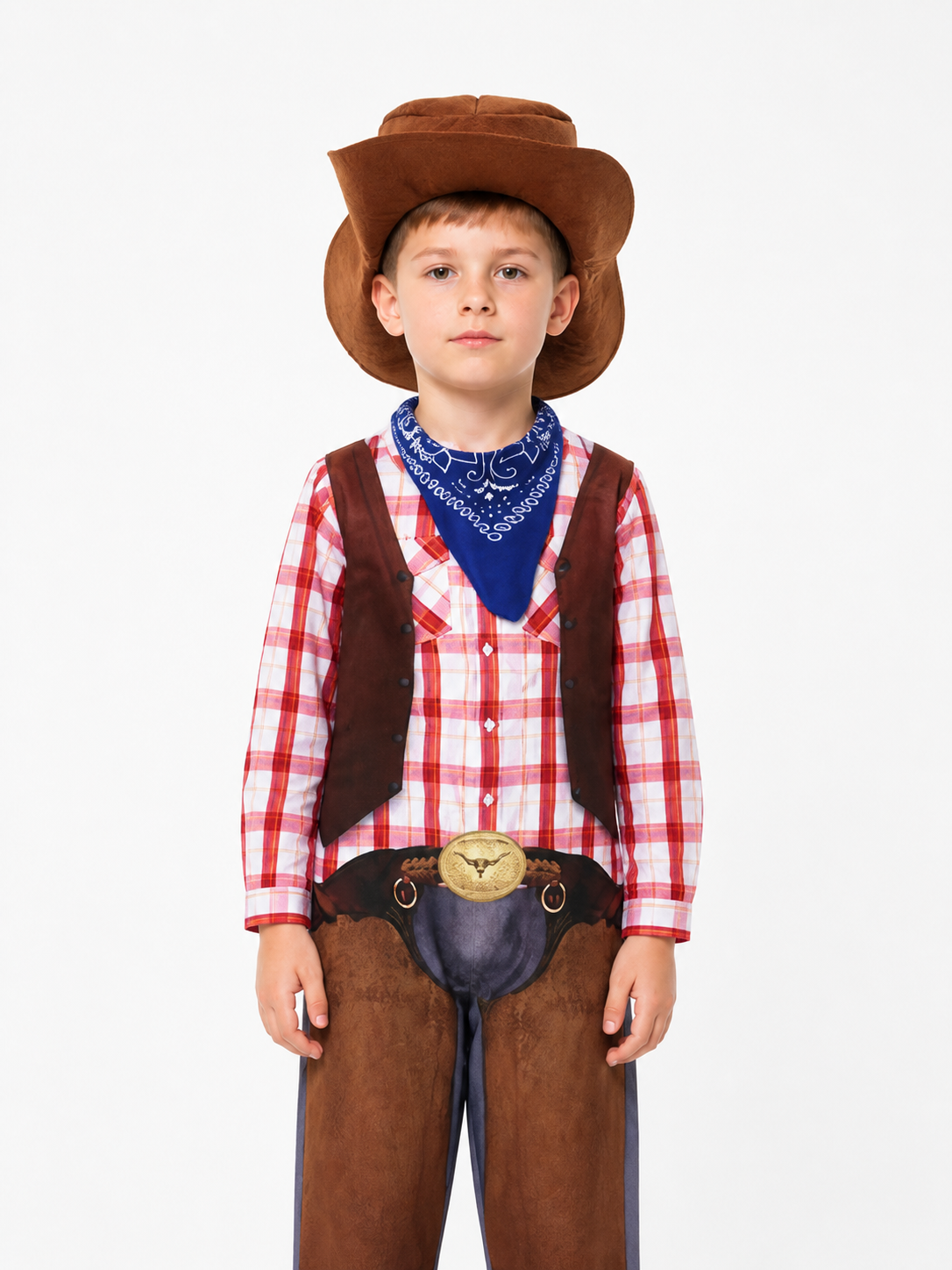 Children’s Sheriff Costume with Vest and Hat for Halloween