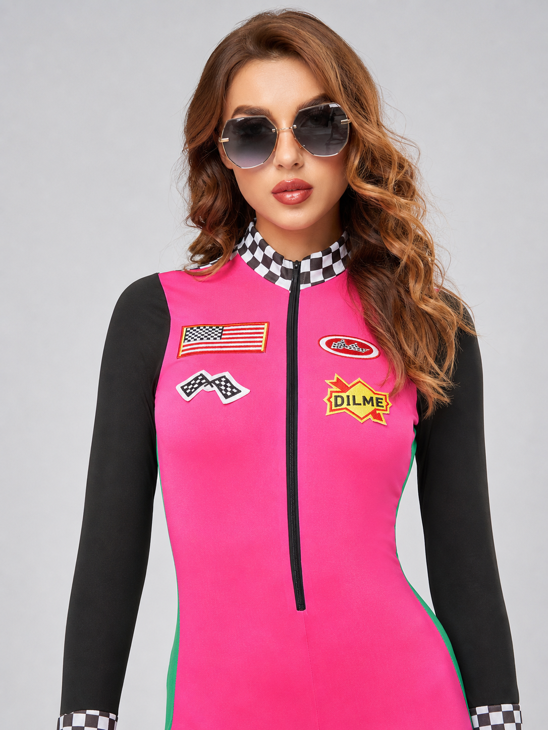 Professional Racing-Style Jumpsuit with Emblem