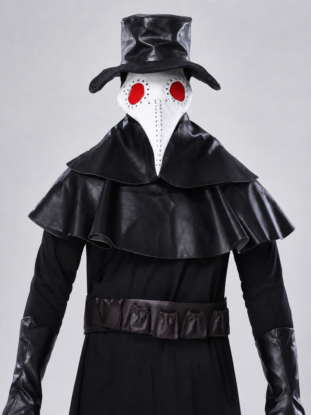Plague Doctor Costume with Mask and Hat