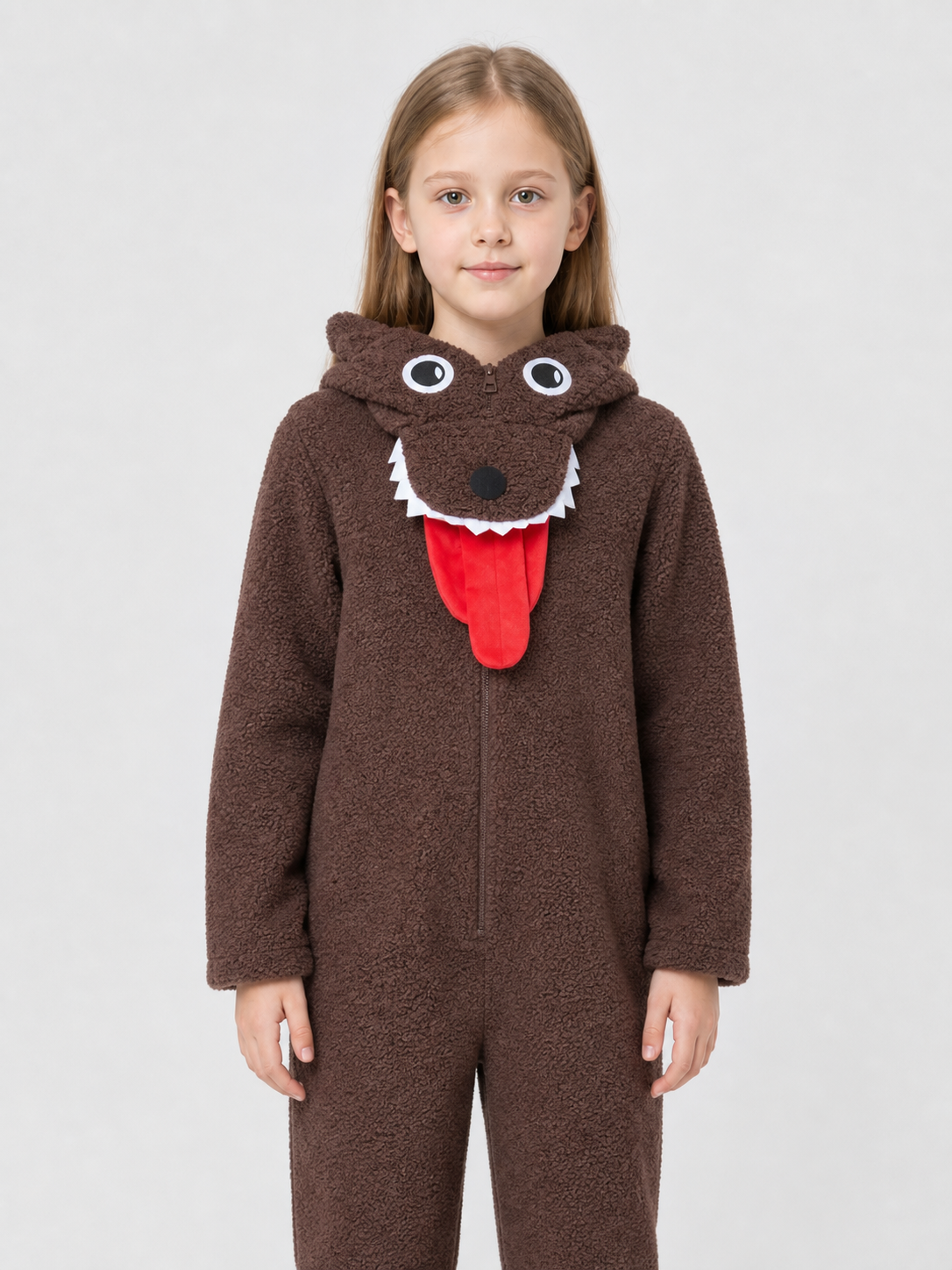 Wolf Costume, Jumpsuit with Headpiece