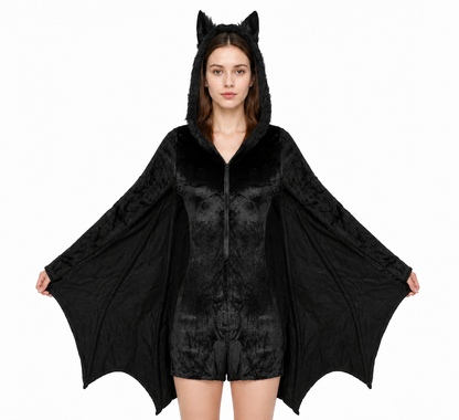 Bat jumpsuit with a hood and wings product detail 3