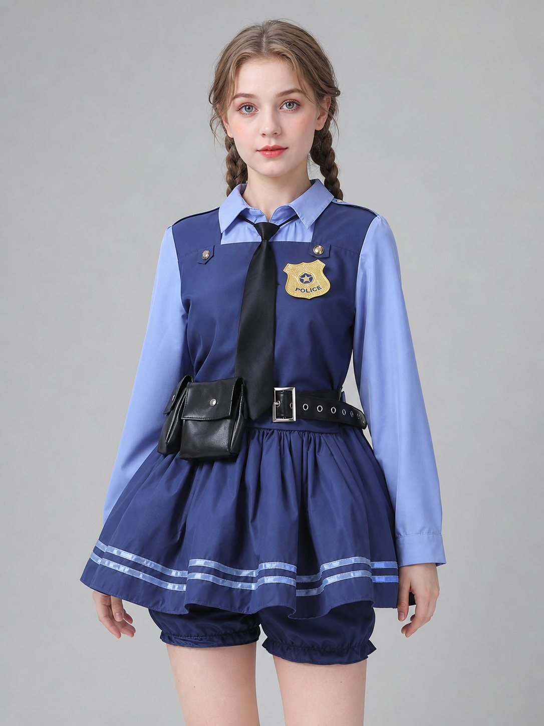Judy Police Officer Costume with Skirt
