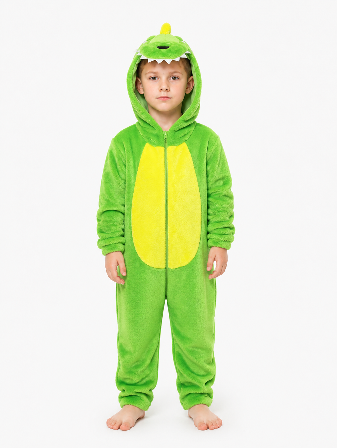 Dinosaur Kigurumi with Tail and Hood for Kids product detail 3