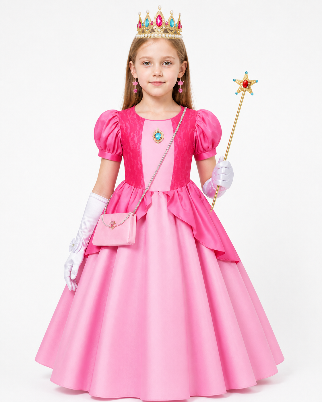 Princess Costume with Dress and Crown Costume Dresses detail 3