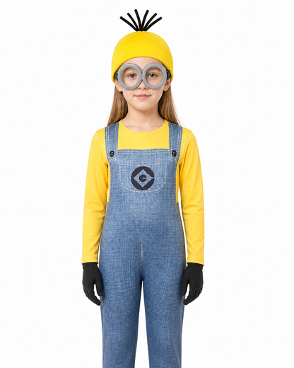 Minion Costume with Goggles, Yellow and Blue 2026 Costumes detail 3
