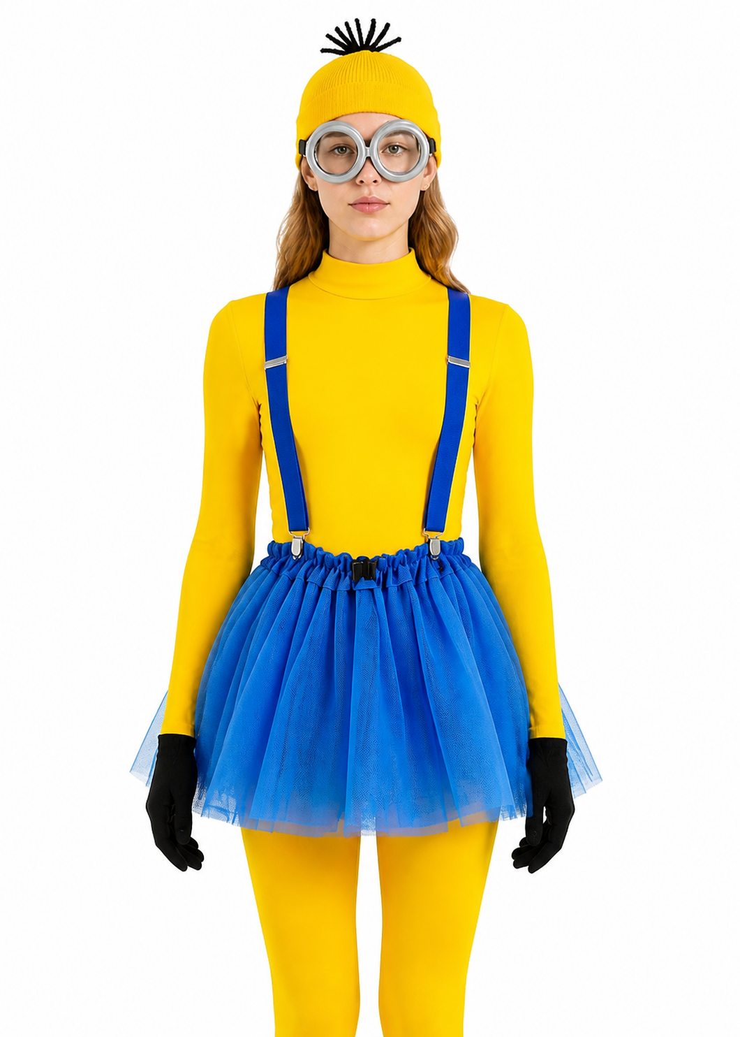 Minion Costume with Goggles and Suspenders Costumes detail 3