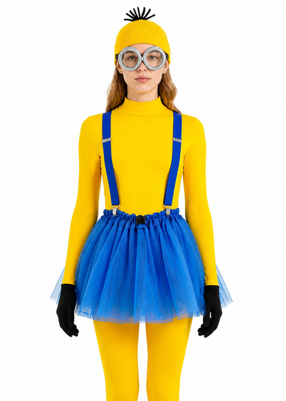 Minion Costume with Goggles and Suspenders Costumes detail 3