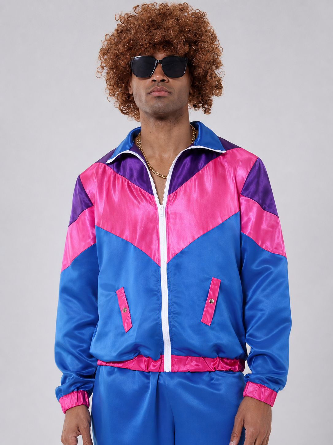 Retro Sport-Style Two-Piece Stage Costume