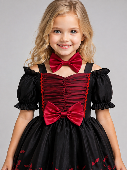 Girls' Bat Costume Dress Costume Dresses detail 2