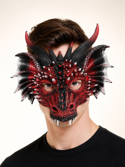 Dragon Carnival Headpiece for Halloween Costume Headwear detail 2