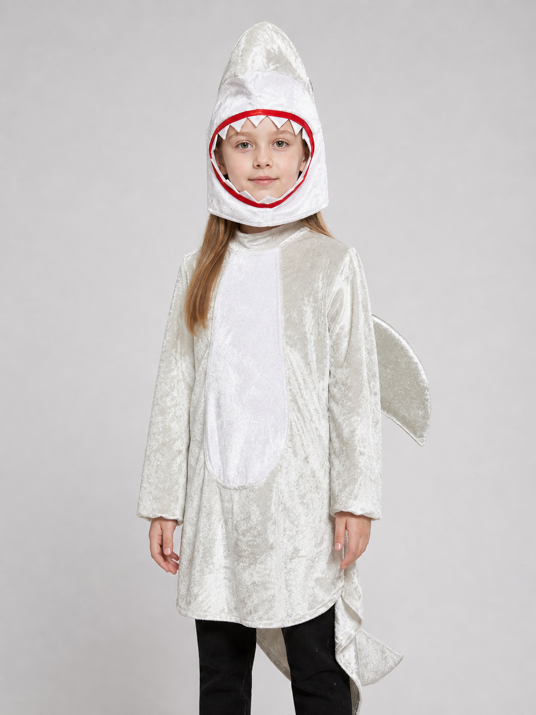Shark Costume for Role-Playing, Silver