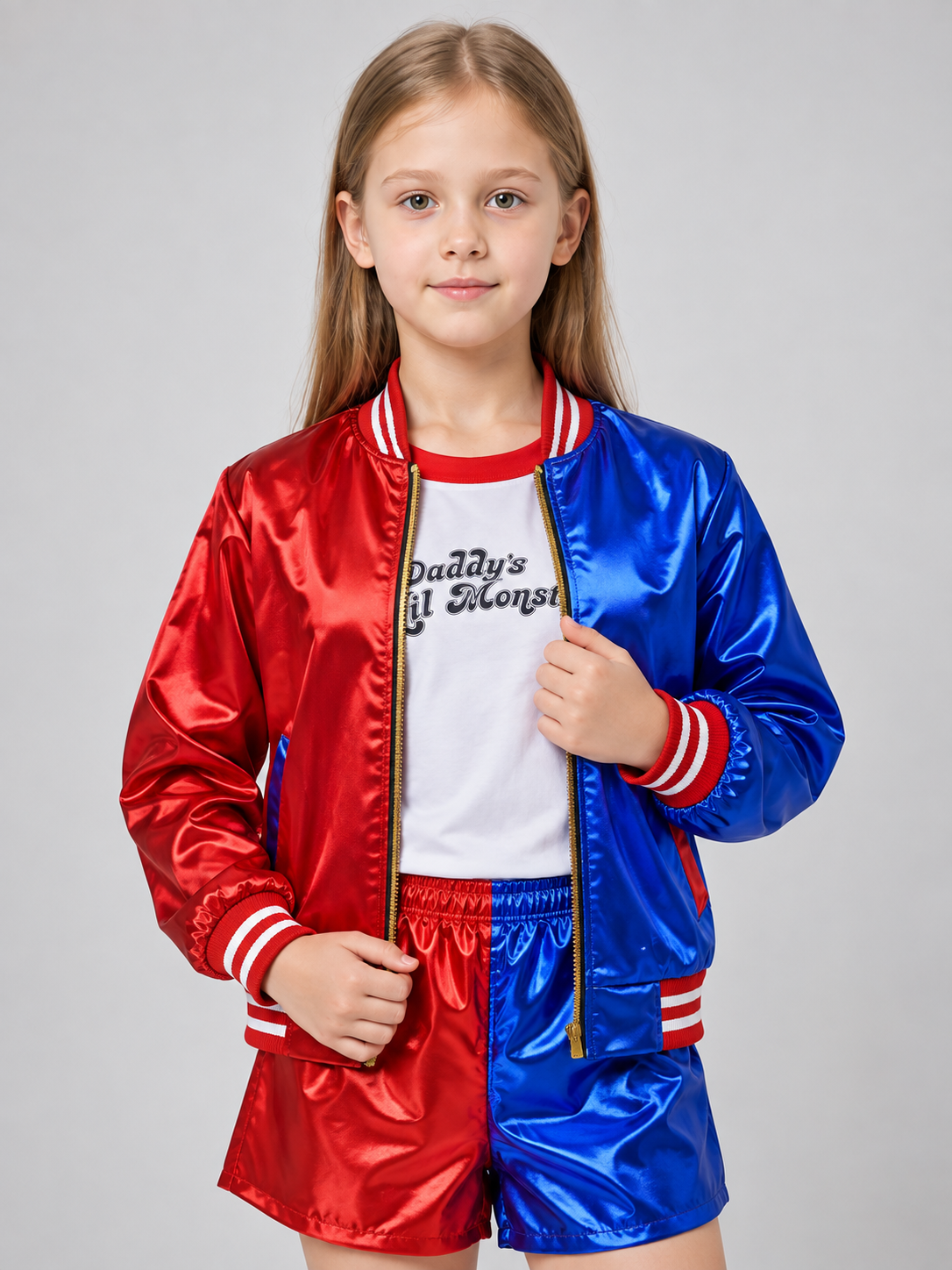 Kids' Carnival Cosplay Costume, 3 Pieces, Zipper Closure